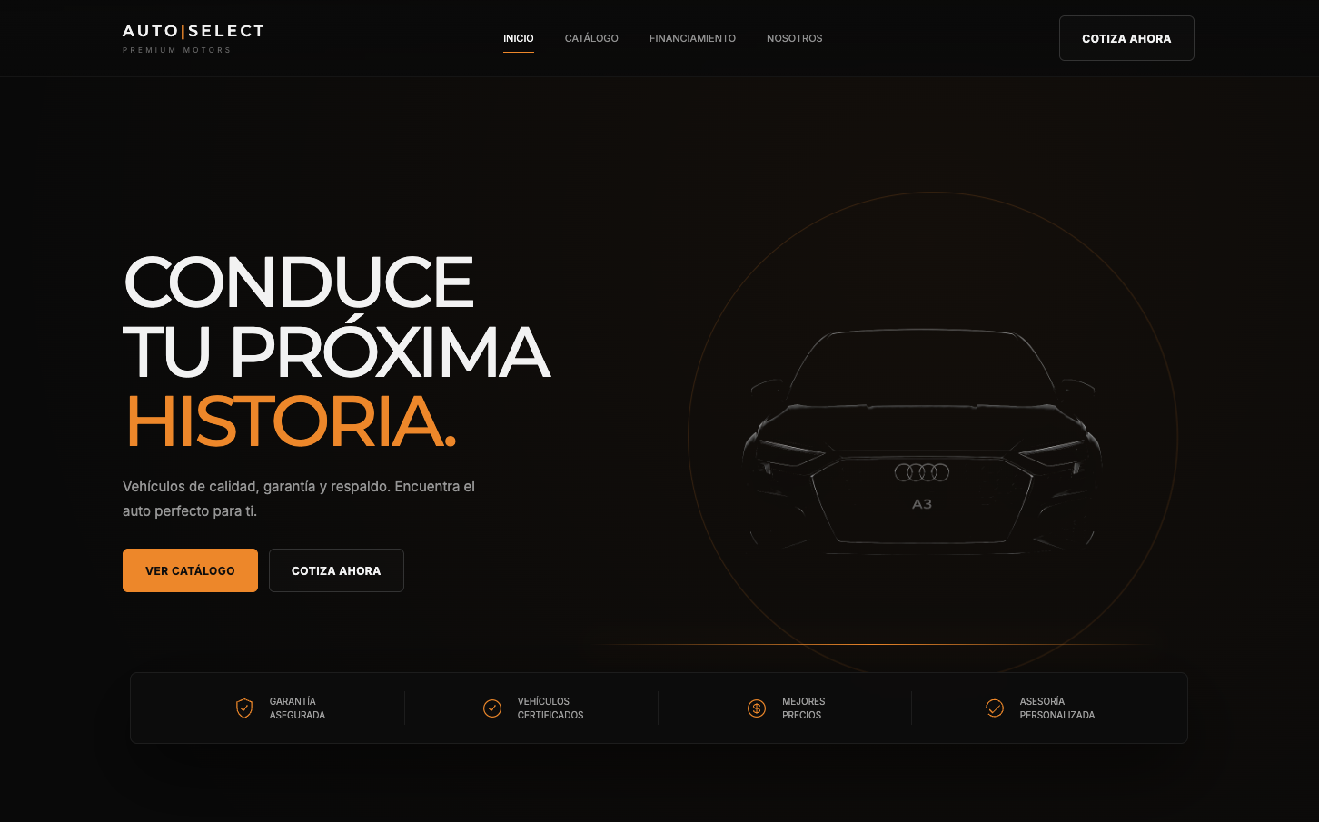 Vista previa del proyecto AutoSelect