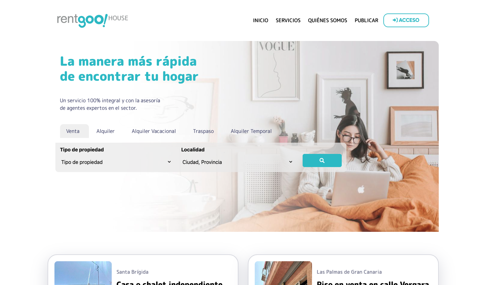 Vista previa del proyecto Rentgoohouse